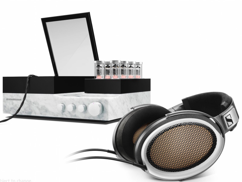 Sennheiser Orpheus hörlurar, ett mästerverk i marmor och teknik för audiofil perfektion.