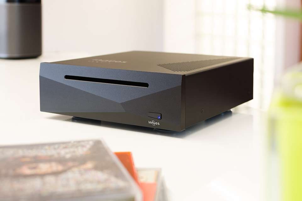 Innuos Zen musikserver med elegant design och utmärkt ljudkvalitet, perfekt för musikälskare och Roon-integration.
