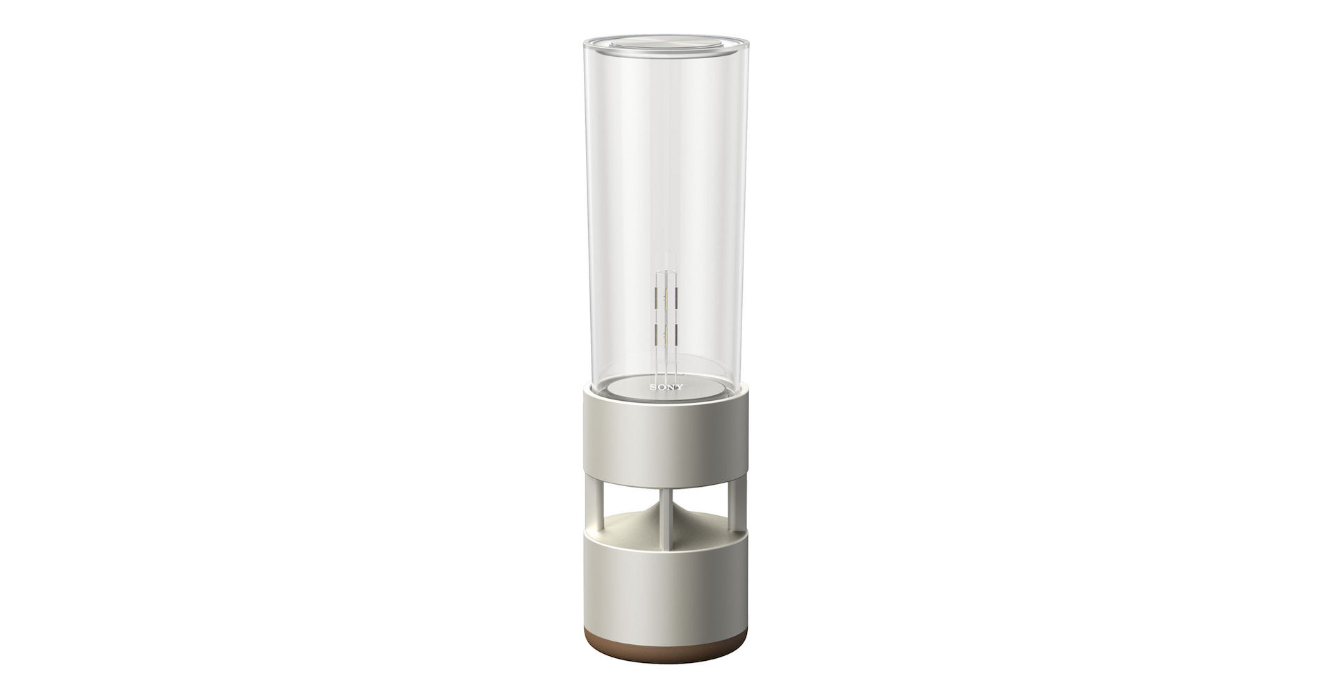 Sony LSPX-S2 Glass Sound Speaker med elegant design och hög ljudkvalitet, perfekt för stilrena hem.